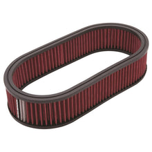 Load image into Gallery viewer, Edelbrock EDE1226 Edelbrock Air Cleaner Element Oval 2 5In Tall Red w/ White Strip