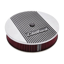 Load image into Gallery viewer, Edelbrock EDE4268 Edelbrock Air Cleaner Elite II 14In Diameter w/ 3In Element Standard Height Polished