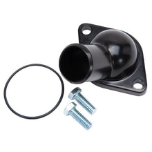 Load image into Gallery viewer, Edelbrock EDE48093 Edelbrock Chevy 15 Deg. Water Neck Steel - Black
