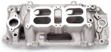 Load image into Gallery viewer, Edelbrock EDE7520 Edelbrock Manifold Dual Quad RPM Air Gap BB Chevy Oval Port