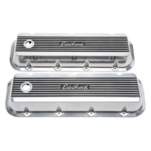 Load image into Gallery viewer, Edelbrock EDE4275 Edelbrock Valve Cover Elite II Chevrolet 1965 and Later 396-502 Big Block V8 Polished