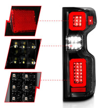 Load image into Gallery viewer, Anzo 19-21 Chevy Silverado Full LED Tailights Black Housing Clear Lens G2 (w/C Light Bars) Tail Lights ANZO