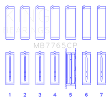 Load image into Gallery viewer, King GMC 4.2 Vortec L6 (Size +0.020) Main Bearing Set Bearings King Engine Bearings