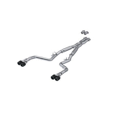Load image into Gallery viewer, MBRP 17-Up Dodge Challenger 5.7L/6.2L/6.4L Carbon Fiber Quad Tip T304 Catback Exhaust Catback MBRP