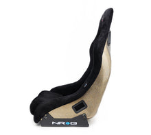 Load image into Gallery viewer, NRG FRP Bucket Seat ULTRA Edition - Medium (Black Alcantara/Gold Glitter Back) Race Seats NRG