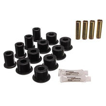 Load image into Gallery viewer, Energy Suspension 95-97 Toyota Tacoma / 89 4Runner / 89-95 Pick Up Black Rear Leaf Spring Shackle Bu Bushing Kits Energy Suspension