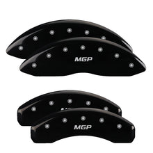 Load image into Gallery viewer, MGP 4 Caliper Covers Engraved Front & Rear With out stripes/Dodge Yellow finish black ch Caliper Covers MGP