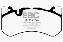 Load image into Gallery viewer, EBC 13-14 Audi RS7 4.0TT (w/Cast Iron Rotors & Trapezoid Weights) Yellowstuff Front Brake Pads Brake Pads - Performance EBC