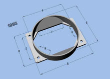 Load image into Gallery viewer, Vibrant MAF Sensor Adapter Plate for Mitsubishi applications use w/ 4.5in Inlet I.D. filters only Flanges Vibrant