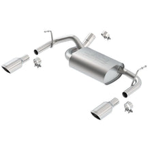 Load image into Gallery viewer, Borla 12-16 Jeep Wrangler 3.6L AT/MT 4WD Single Split Rr Exit Touring Exhaust (rear section only) Axle Back Borla