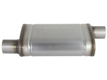 Load image into Gallery viewer, aFe MACH Force-Xp 409 SS Muffler 2.5in Offset Inlet/2.5in Offset Outlet 14in L x 9in W x 4in H Body Muffler aFe