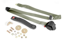 Load image into Gallery viewer, Omix 3-Point Seat Belt Olive Retractable Universal Seat Belts & Harnesses OMIX