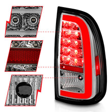Load image into Gallery viewer, ANZO 00-06 Toyota Tundra LED Taillights w/ Light Bar Chrome Housing Clear Lens Tail Lights ANZO