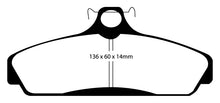 Load image into Gallery viewer, EBC 83-87 Chevrolet Corvette (C4) 5.7 Bluestuff Front Brake Pads Brake Pads - Racing EBC