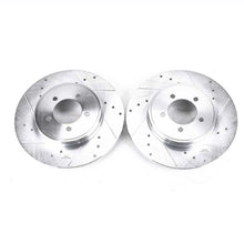 Load image into Gallery viewer, Power Stop 03-05 Lincoln Aviator Rear Evolution Drilled & Slotted Rotors - Pair Brake Rotors - Slot & Drilled PowerStop
