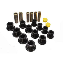 Load image into Gallery viewer, Energy Suspension ENG4.2148G Energy Suspension 00-04 Ford Excursion 4WD / 99-04 F250/F350 4WD Black Front Leaf Spring Bushing Set