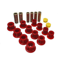 Load image into Gallery viewer, Energy Suspension ENG4.2148R Energy Suspension 00-04 Ford Excursion 4WD / 99-04 F250/F350 4WD Red Front Leaf Spring Bushing Set