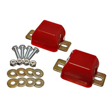 Load image into Gallery viewer, Energy Suspension ENG4.9103R Energy Suspension 00-04 Ford Excursion / 99-04 F-250 Super Duty 4WD Red Front Axle Bump Stop Set