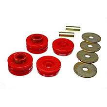 Load image into Gallery viewer, Energy Suspension ENG4.1101R Energy Suspension 66-77 Ford Bronco 4WD Red Transmission Mount Set