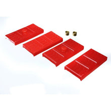 Load image into Gallery viewer, Energy Suspension ENG3.6113R Energy Suspension 67-69 Camaro / 62-74 Nova/Chevy II / 67-69 Firebird Red Mono-Leaf Spring Isolators