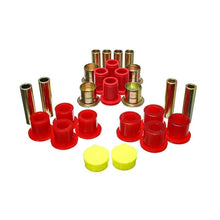 Load image into Gallery viewer, Energy Suspension ENG5.3139R Energy Suspension 87-04 Dodge Dakota / 98-03 Durango 4WD Red Front End Control Arm Bushing Set