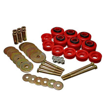 Load image into Gallery viewer, Energy Suspension ENG4.4113R Energy Suspension 97-03 Ford F-100/F-150 2WD/F250 2WD & L-Duty Red Body (Cab) Mount Set