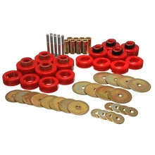 Load image into Gallery viewer, Energy Suspension ENG5.4115R Energy Suspension Cab Mount Set - Club Cab - Red