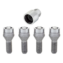 Load image into Gallery viewer, McGard Wheel Lock Bolt Set - 4pk. (Cone Seat) M12X1.5 / 17mm Hex / 25.5mm Shank Length - Chrome Wheel Bolts McGard