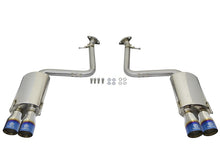 Load image into Gallery viewer, aFe Takeda 16-17 Lexus RC 200T 2.0L (t) 2in. SS Axle-Back Exhaust System w/Polished Blue Tips Axle Back aFe