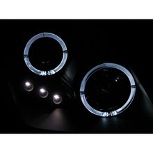 Load image into Gallery viewer, ANZO 1997-2001 Honda Prelude Projector Headlights w/ Halo Black w/ LED Headlights ANZO