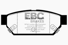Load image into Gallery viewer, EBC 93-96 Eagle Summit 1.5 Yellowstuff Rear Brake Pads Brake Pads - Performance EBC