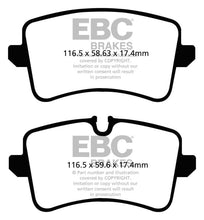 Load image into Gallery viewer, EBC 11 Audi A6 2.0 Turbo Redstuff Rear Brake Pads Brake Pads - Performance EBC