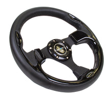 Load image into Gallery viewer, NRG Reinforced Steering Wheel (320mm) Blk w/Gloss Black Trim Steering Wheels NRG