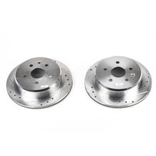 Load image into Gallery viewer, Power Stop 92-98 Lexus SC300 Rear Evolution Drilled & Slotted Rotors - Pair Brake Rotors - Slot & Drilled PowerStop