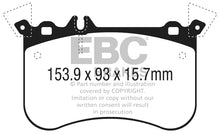 Load image into Gallery viewer, EBC 14-18 Mercedes CLA45 AMG w/13.8in Front Rotors Yellowstuff Front Brake Pads Brake Pads - Performance EBC