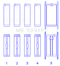 Load image into Gallery viewer, King Chevrolet 400 V8 Coated Performance Rod Bearing Set Bearings King Engine Bearings