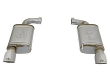 Load image into Gallery viewer, aFe MACHForce XP 2.5in 409 Stainless Axle Back Exhaust w/Stainless Tips 15-17 Ford Mustang I4-2.3L Axle Back aFe