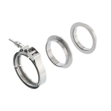 Load image into Gallery viewer, Borla Universal 3in Stainless Steel 3pc V-Band Clamp w/ Male and Female Flanges Clamps Borla