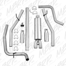 Load image into Gallery viewer, MBRP 2004-2008 Ford F150 4.6/5.4L EC/CC-SB Cat Back Dual Split Rear Catback MBRP