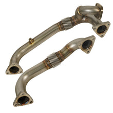 Load image into Gallery viewer, BD Diesel 08-10 Ford F-250/F-350/F-450/F-550 Powerstroke 6.4L Up Pipes Kit w/Manifold Set Connecting Pipes BD Diesel