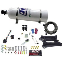 Load image into Gallery viewer, Nitrous Express 4150 Hitman Plus 4-BBL Nitrous Kit (50-200HP) w/15lb Bottle Nitrous Systems Nitrous Express