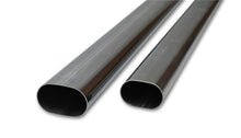 Load image into Gallery viewer, Vibrant 3.5in Oval (Nominal Size) T304 SS Straight Tubing (16 ga) - 5 foot length Steel Tubing Vibrant