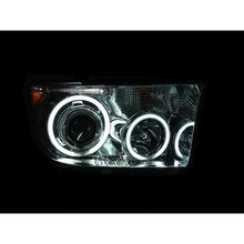 Load image into Gallery viewer, ANZO 2007-2013 Toyota Tundra Projector Headlights w/ Halo Black (CCFL) Headlights ANZO