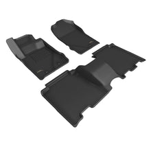 Load image into Gallery viewer, 3D MAXpider 21-24 Ford Bronco Kagu Floor Mat 1st/2nd Row - Black Floor Mats - Rubber 3D MAXpider