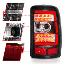 Load image into Gallery viewer, ANZO 2000-2006 Chevrolet Tahoe LED Tail Lights w/ Clear Lens Black Housing Tail Lights ANZO