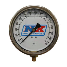 Load image into Gallery viewer, Nitrous Express Nitrous Pressure Gauge 4in-High Accuracy Gauges Nitrous Express