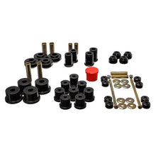 Load image into Gallery viewer, Energy Suspension 67-73 Ford Mustang Black Hyper-flex Master Bushing Set Bushings - Full Vehicle Kits Energy Suspension