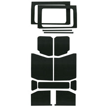 Load image into Gallery viewer, DEI 18-23 Jeep Wrangler JL 4-Door Boom Mat Complete Headliner Kit - 13 Piece - Black Hard Top Accessories DEI