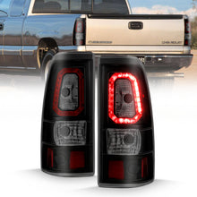 Load image into Gallery viewer, ANZO 2003-2006 Chevy Silverado 1500 LED Taillights Plank Style Black w/Smoke Lens Tail Lights ANZO