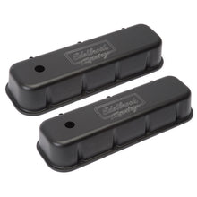 Load image into Gallery viewer, Edelbrock Valve Cover Victor Series Chevrolet 1965 and Later 396-502 V8 Tall Black Valve Covers Edelbrock